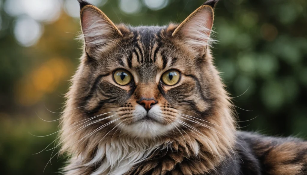 main coon croisé chat de gouttière